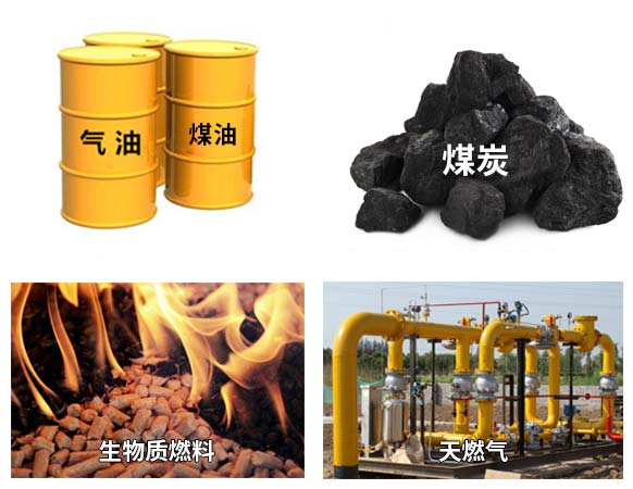 常見的熱源可以分為固體燃料、液體燃料、氣體燃料等